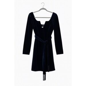 Lani the Label Blue Velvet Dress – Size Small (Excellent Condition)
